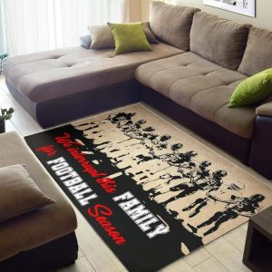 We Interrupt This Family For Football Season Decor Rug