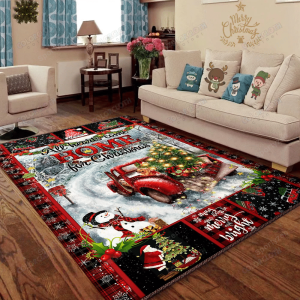 1637847904290.png All Hearts Come Home For Christmas Snowman Warm Rug