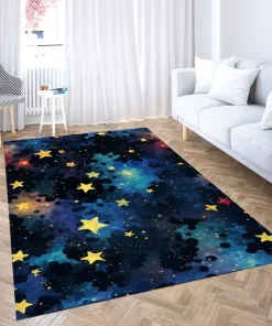 Galaxy Dark Blue Rug